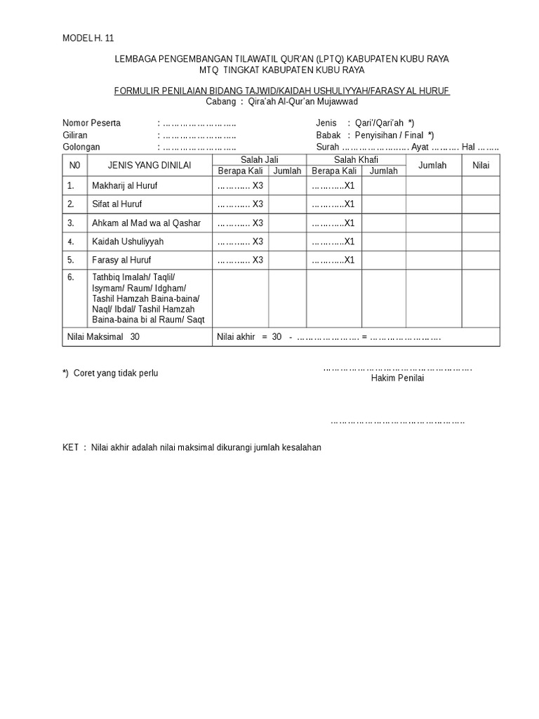 Download Contoh Qiraat Sab Ah Nomer 23