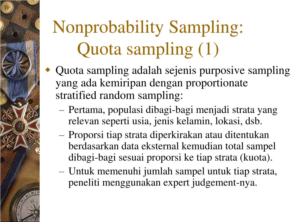 Detail Contoh Quota Sampling Nomer 16