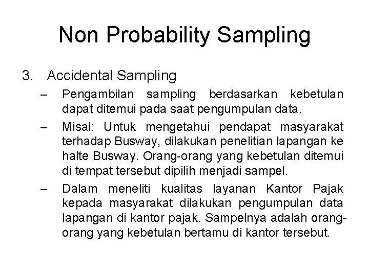 Detail Contoh Quota Sampling Nomer 21