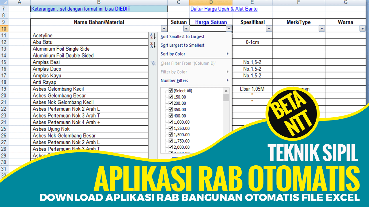 Detail Contoh Rab Bangunan 2019 Nomer 26