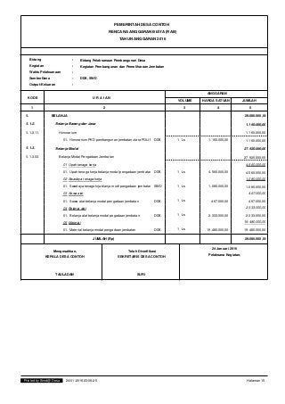 Detail Contoh Rab Desa Nomer 7