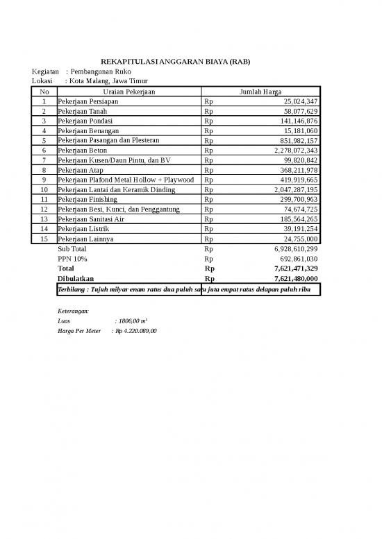 Detail Contoh Rab Pagar Tembok Nomer 43