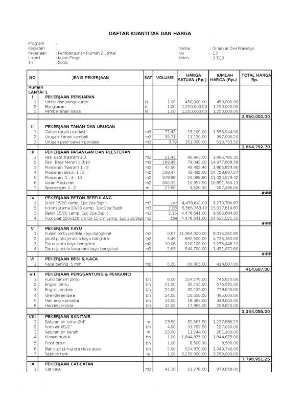 Detail Contoh Rab Pagar Tembok Nomer 50