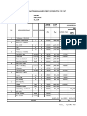 Detail Contoh Rab Rumah 2018 Nomer 42