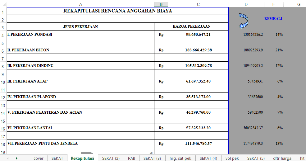 Detail Contoh Rab Sederhana Nomer 24