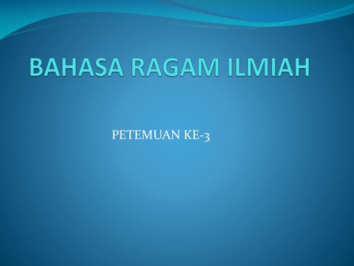 Detail Contoh Ragam Ilmiah Nomer 55