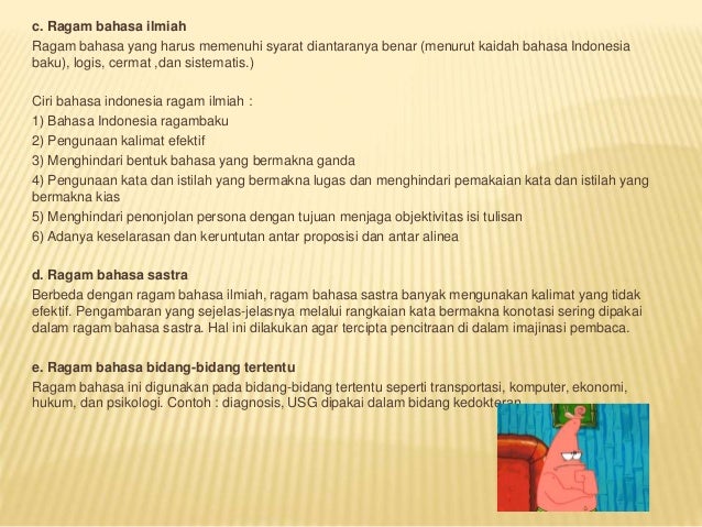 Detail Contoh Ragam Ilmiah Nomer 56