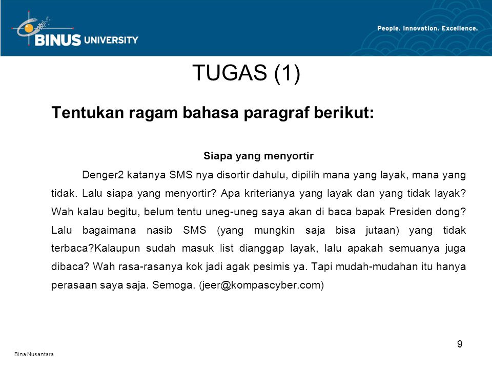 Detail Contoh Ragam Sastra Nomer 27