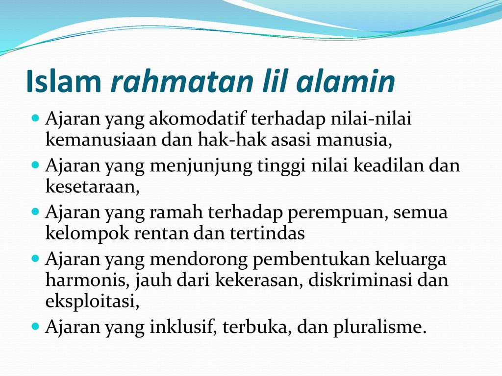 Detail Contoh Rahmatan Lil Alamin Nomer 5