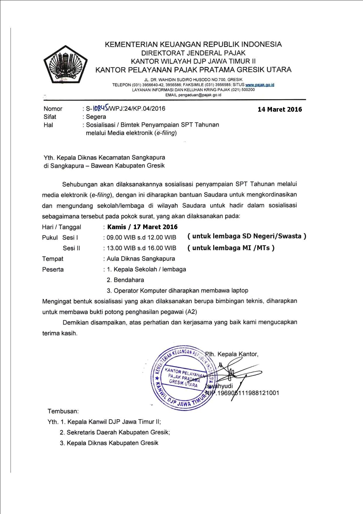 Detail Contoh Ralat Surat Nomer 36