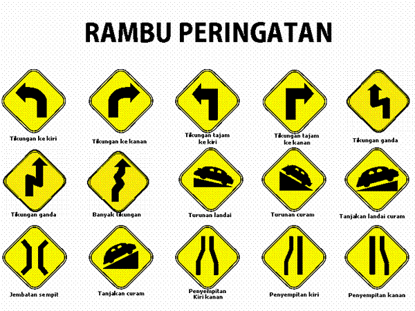 Detail Contoh Rambu Peringatan Nomer 10