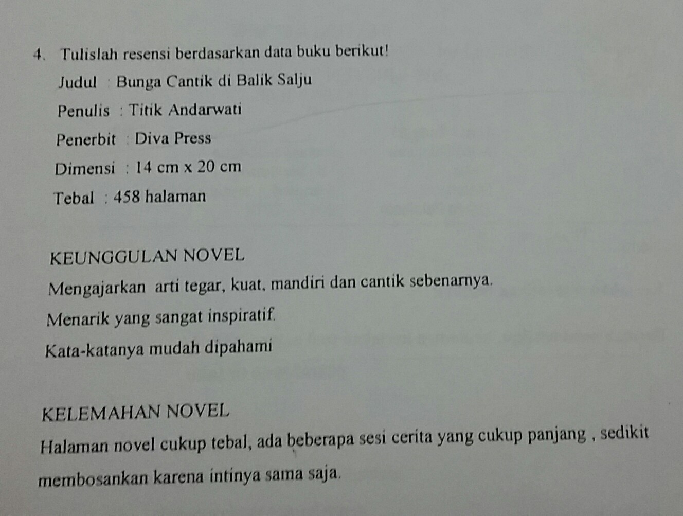 Detail Contoh Rancangan Novel Nomer 29