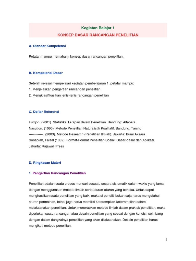 Detail Contoh Rancangan Penelitian Kualitatif Nomer 6