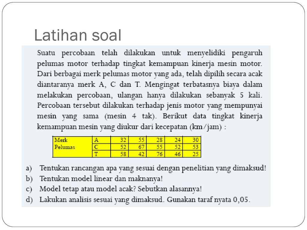 Detail Contoh Rancangan Percobaan Nomer 30