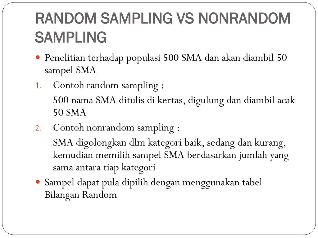 Detail Contoh Random Sampling Nomer 6