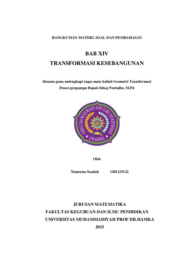 Detail Contoh Rangkuman Materi Kuliah Nomer 17