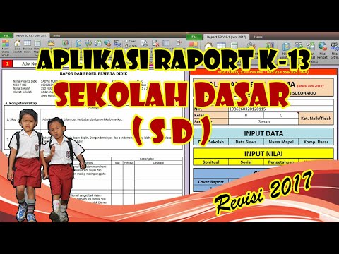 Contoh Raport K13 Sd - 54+ Koleksi Gambar