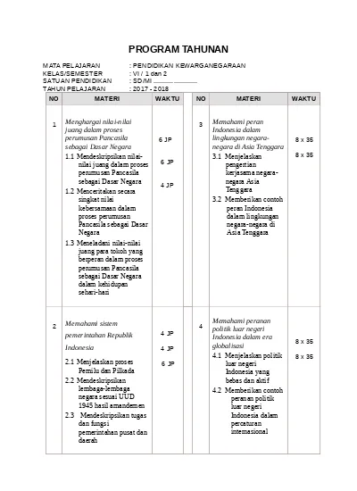 Detail Contoh Raport Sd Nomer 8