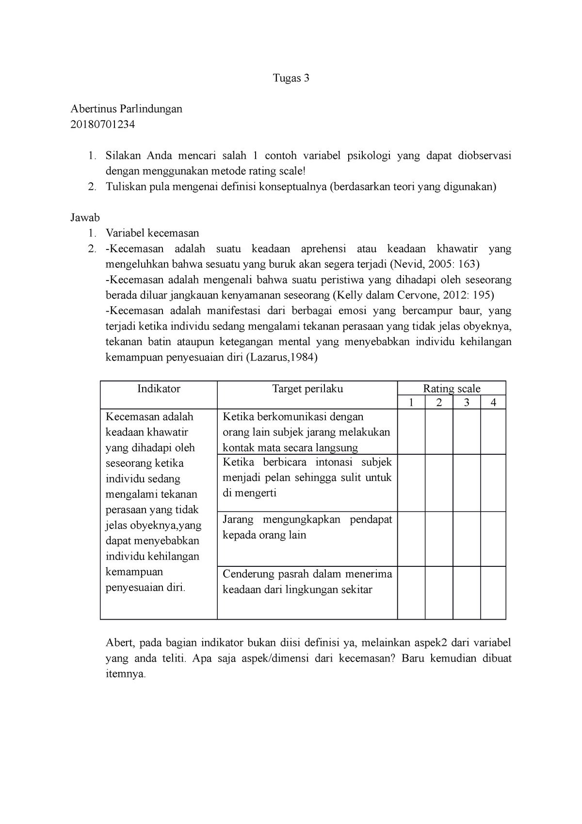 Detail Contoh Rating Scale Nomer 17