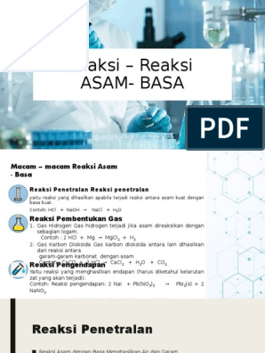 Detail Contoh Reaksi Asam Basa Nomer 51