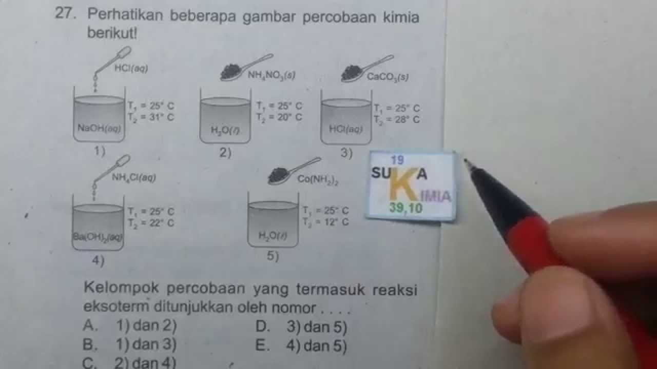 Detail Contoh Reaksi Endoterm Dan Eksoterm Nomer 33