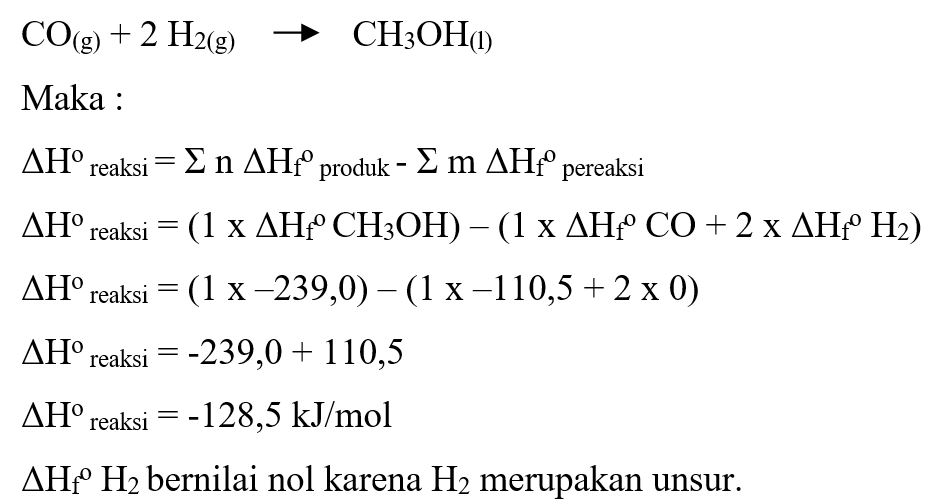 Detail Contoh Reaksi Pembentukan Nomer 5