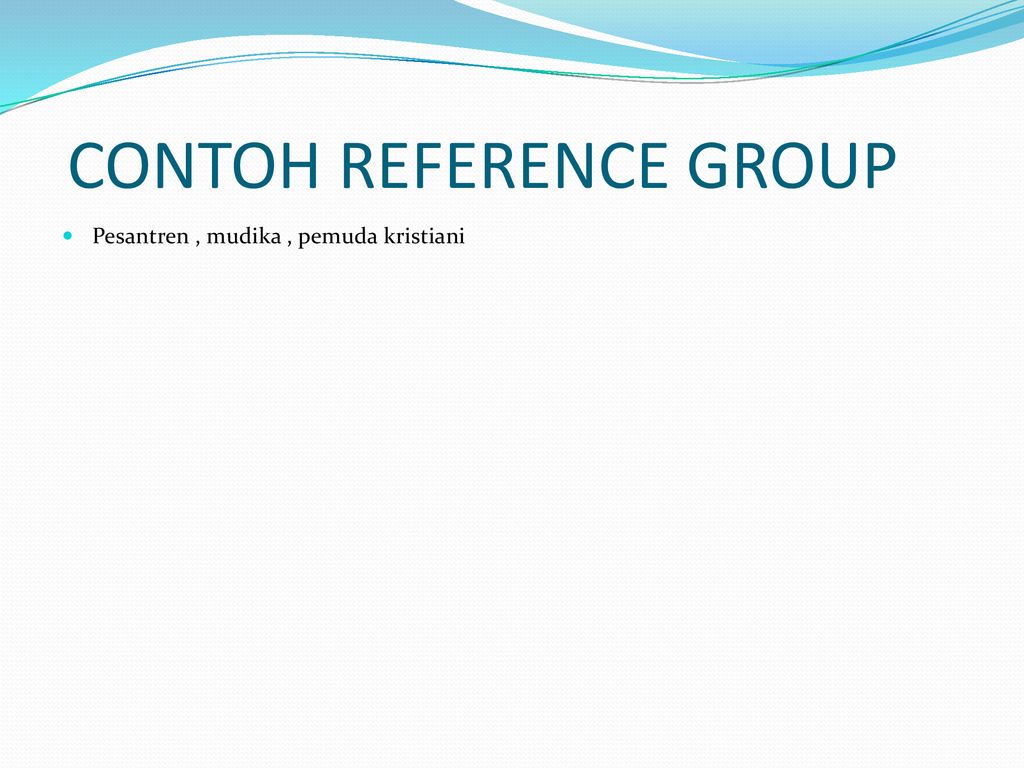 Detail Contoh Reference Group Nomer 2