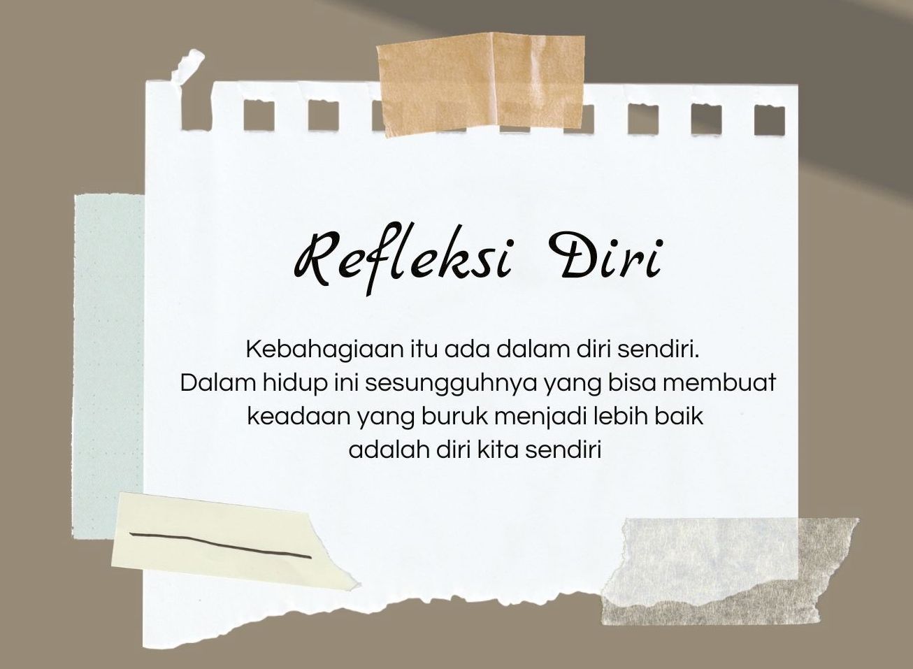 Detail Contoh Refleksi Singkat Nomer 44