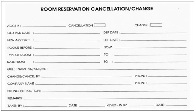 Detail Contoh Registration Form Hotel Nomer 14