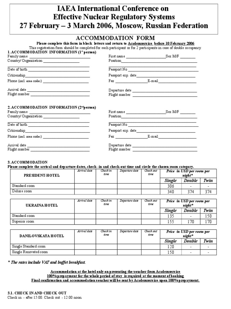 Detail Contoh Registration Form Hotel Nomer 40