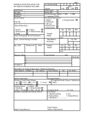Detail Contoh Rekam Medis Nomer 34