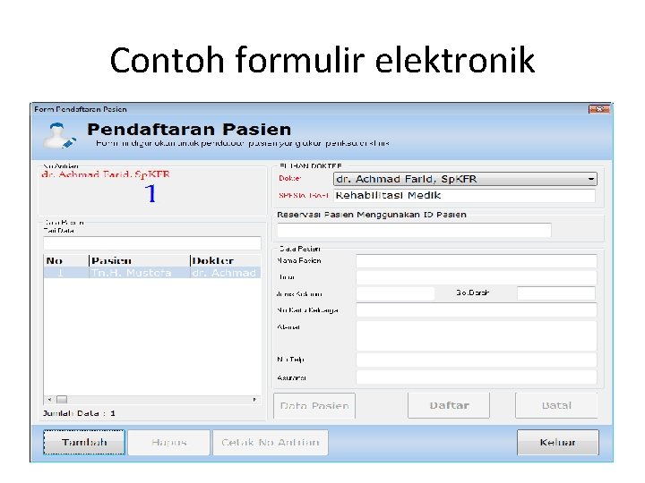 Detail Contoh Rekam Medis Elektronik Nomer 37