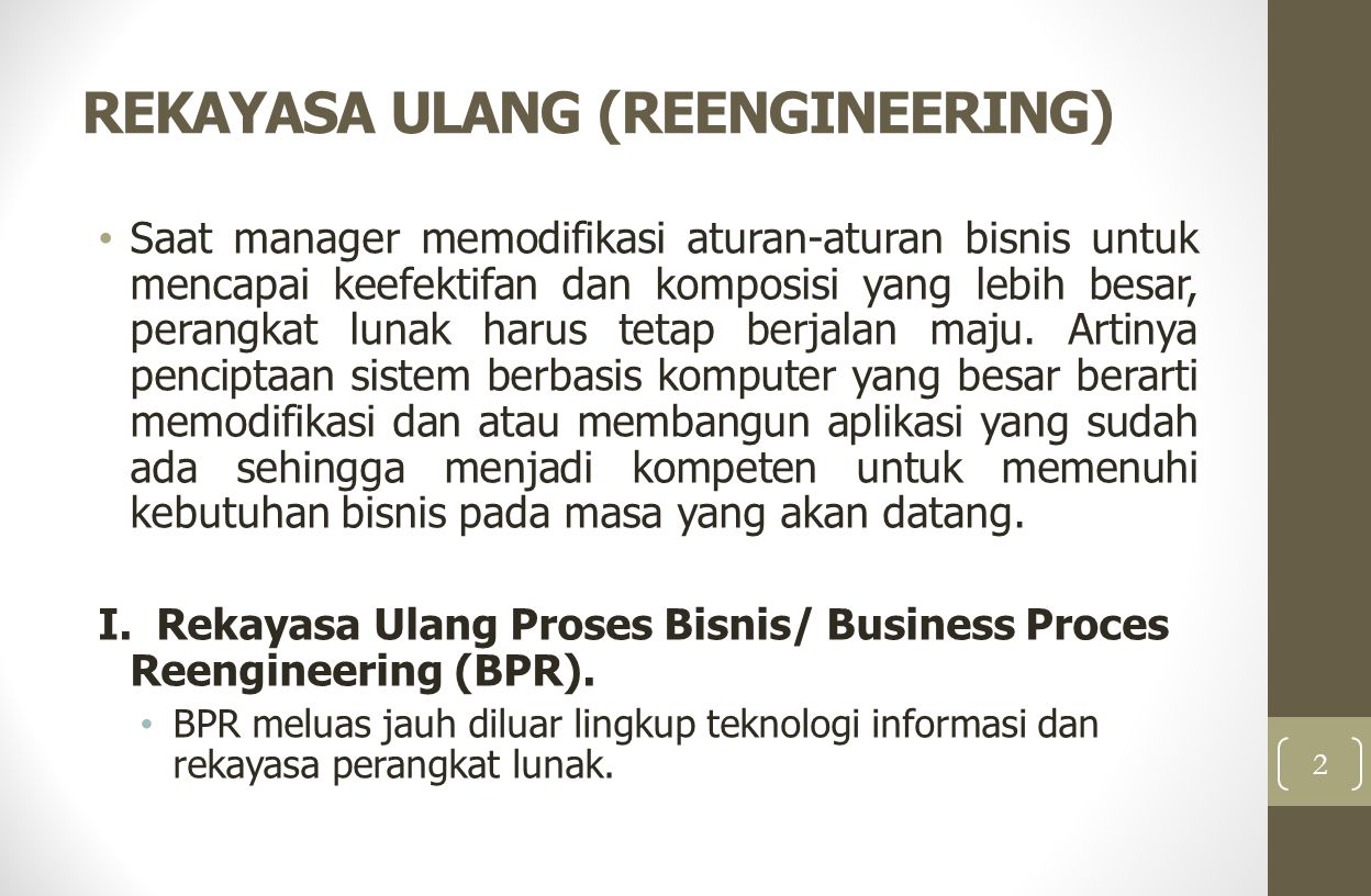 Detail Contoh Rekayasa Ulang Proses Bisnis Nomer 8