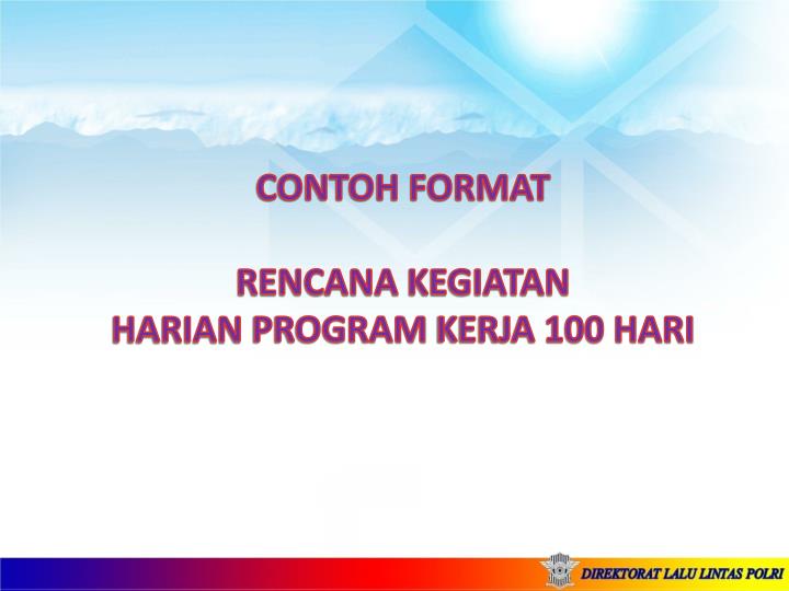 Detail Contoh Rencana Kerja Nomer 36