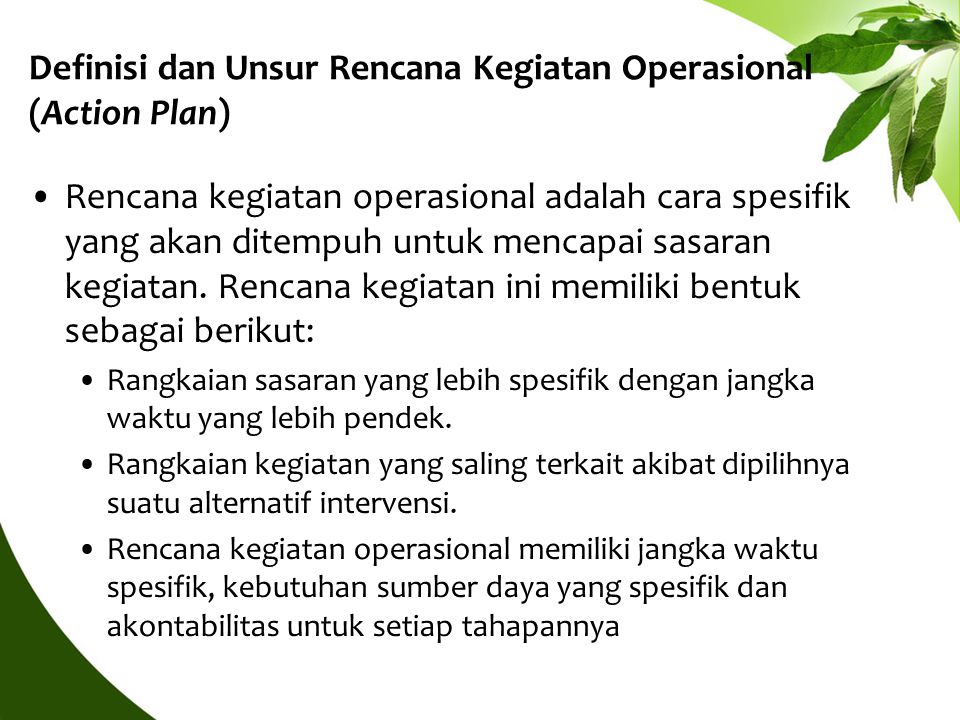 Detail Contoh Rencana Operasional Bisnis Plan Nomer 26