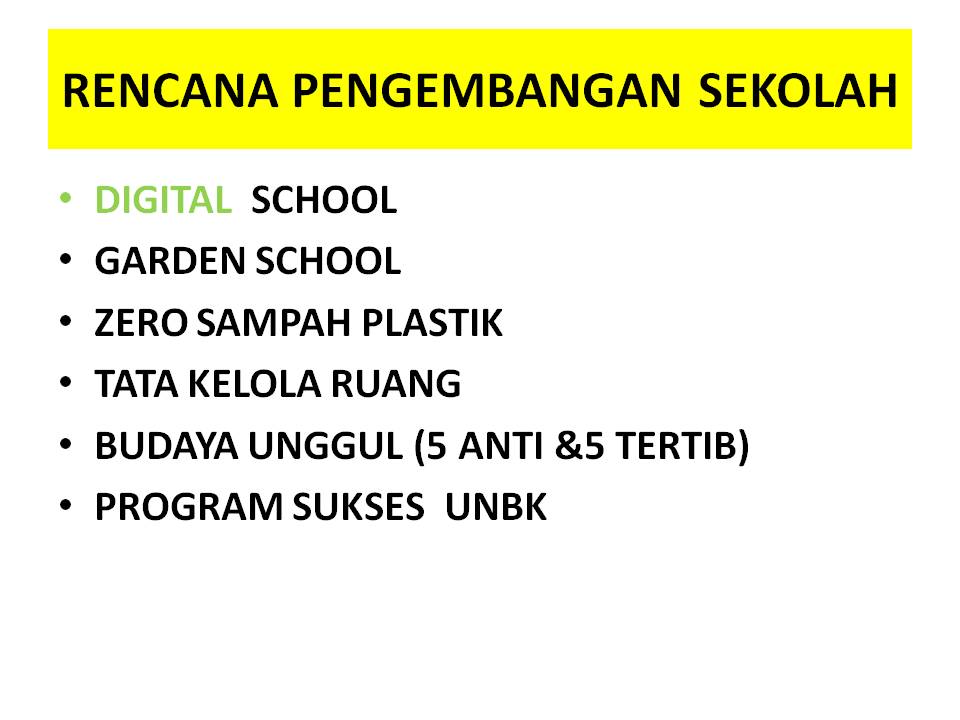 Detail Contoh Rencana Pengembangan Sekolah Nomer 2