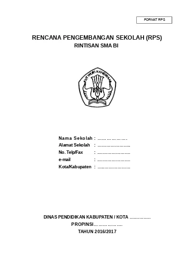 Detail Contoh Rencana Pengembangan Sekolah Nomer 4