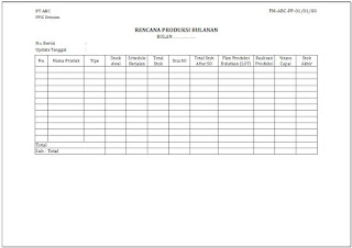 Detail Contoh Rencana Produksi Nomer 35