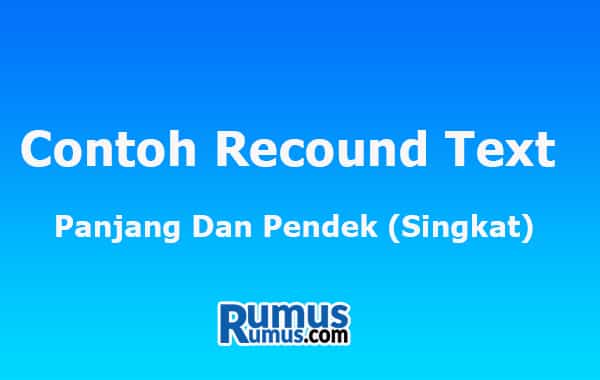 Detail Contoh Report Text Panjang Nomer 14