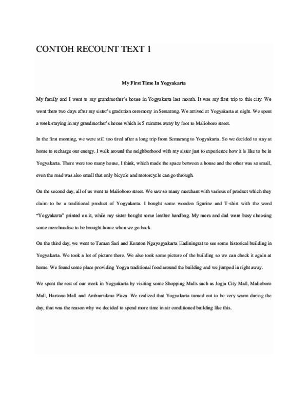 Detail Contoh Report Text Panjang Nomer 35