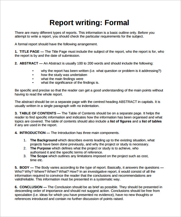 Detail Contoh Report Writing Koleksi Nomer 4