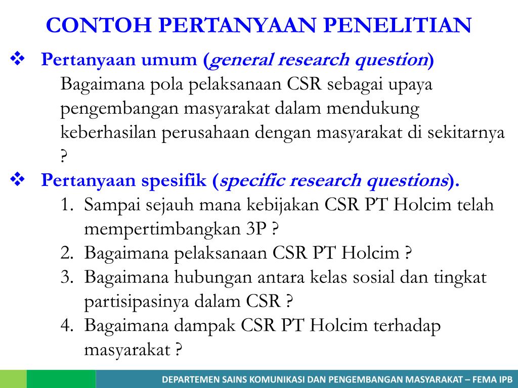 Detail Contoh Research Question Nomer 50