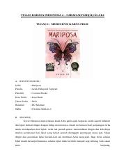 Detail Contoh Resensi Novel Mariposa Nomer 44