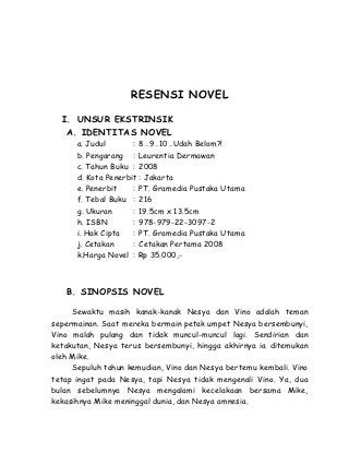 Detail Contoh Resensi Novel Sunda Nomer 18