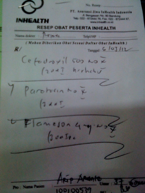 Contoh Resep Dokter - 46+ Koleksi Gambar