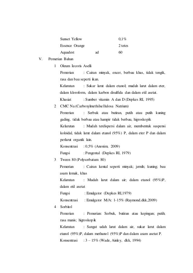 Detail Contoh Resep Emulsi Nomer 12