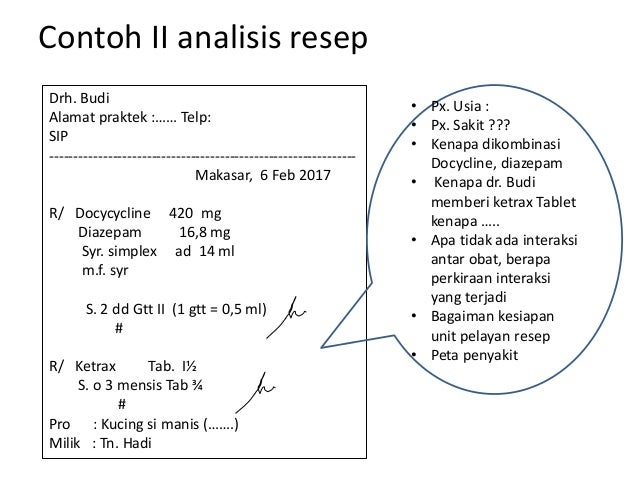 Detail Contoh Resep Obat Nomer 16