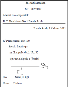 Detail Contoh Resep Obat Nomer 24