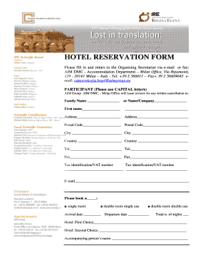 Detail Contoh Reservation Form Nomer 8