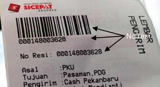 Detail Contoh Resi Jne Palsu Nomer 25